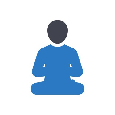 Şeffaf bir arkaplan üzerinde yoga vektör çizimi. Konsept ve grafik tasarım için özel kalite semboller.. 