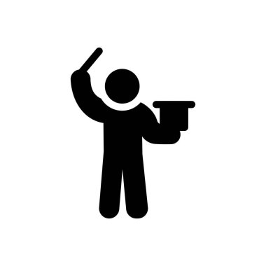 Şeffaf bir arkaplanda sihirli vektör çizimi. Konsept ve grafik tasarım simgeleri için kaliteli semboller.. 