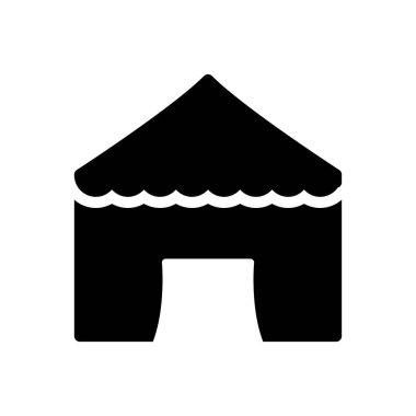 Şeffaf bir arkaplan üzerinde sirk vektör illüstrasyonu. Konsept ve grafik tasarımı için mükemmel kalite sembolleri.. 