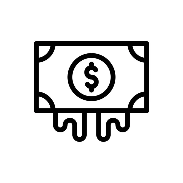 Money Vector Illustration Transparent Background Premium Quality Symbols Thin Line — 스톡 벡터