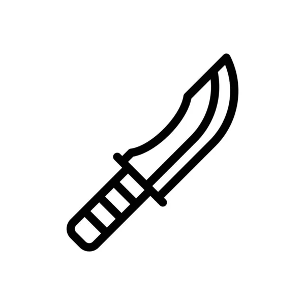 Иллюстрация Вектора Ножа Прозрачном Фоне Символы Высокого Качества — стоковый вектор