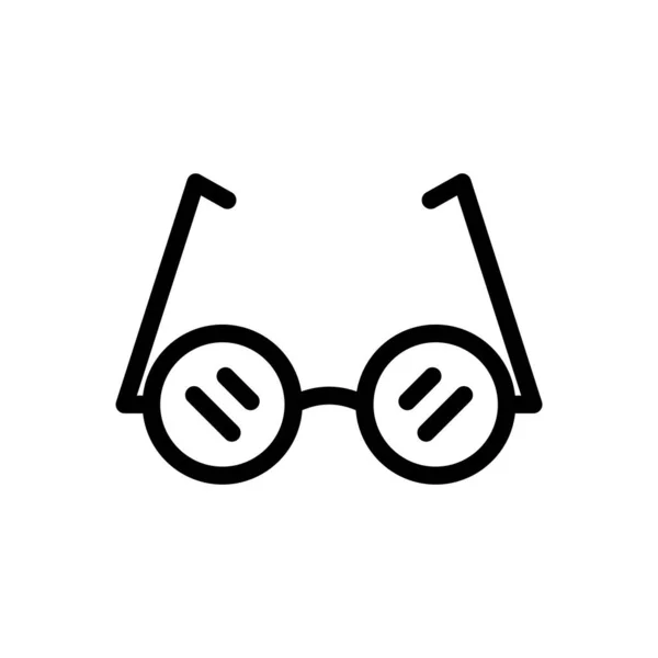 Ilustración Vectorial Gafas Sobre Fondo Transparente Símbolos Calidad Premium Icono — Vector de stock