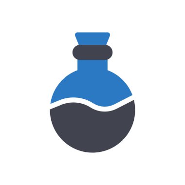 Şeffaf bir arkaplan üzerinde konum şişe vektör illüstrasyonu. Konsept ve grafik tasarımı için en iyi kalite sembolleri.. 