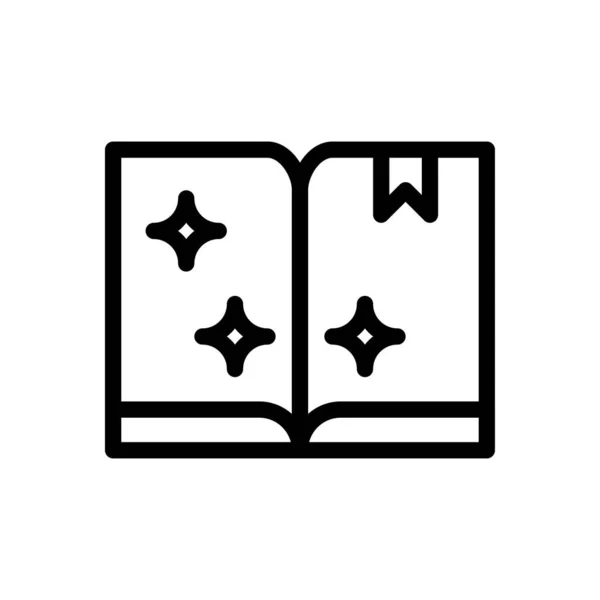 Book Magic Vektor Illustration Auf Transparentem Hintergrund Symbole Premium Qualität — Stockvektor