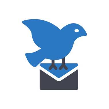 Şeffaf bir arkaplan üzerinde güvercin vektör illüstrasyonu. Konsept ve grafik tasarımı için mükemmel kalite semboller.. 