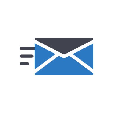 Şeffaf bir arkaplan üzerinde vektör illüstrasyonu gönderiliyor. Konsept ve grafik tasarımı için kaliteli semboller.. 