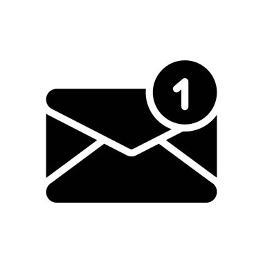 Şeffaf bir arkaplan üzerinde bir İleti vektör çizimi. Konsept ve grafik tasarım simgeleri için kaliteli semboller.. 