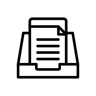 Şeffaf bir arkaplan üzerinde arşiv vektör illüstrasyonu.Premium kalite sembolleri. Konsept ve grafik tasarım için ince çizgi simgesi. 