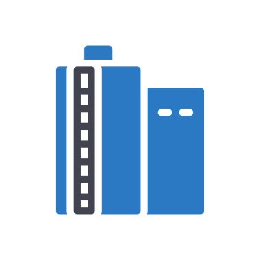 Şeffaf bir arkaplan üzerinde depolama vektör illüstrasyonu. Konsept ve grafik tasarımı için mükemmel kalite sembolleri.. 