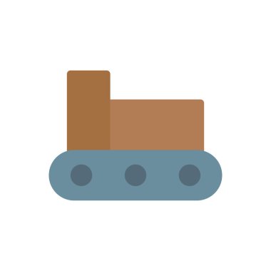 Şeffaf bir arkaplan üzerinde taşıyıcı vektör illüstrasyonu. Konsept ve grafik tasarımı için premium kalite simgeleri.. 