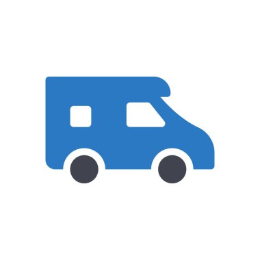 Şeffaf bir arkaplan üzerinde otobüs vektör illüstrasyonu. Konsept ve grafik tasarımı için mükemmel kalite semboller.. 