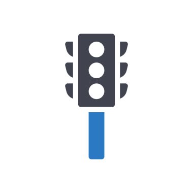 Şeffaf bir arkaplan üzerinde trafik vektör illüstrasyonu. Konsept ve grafik tasarımı için en iyi kalite semboller.. 