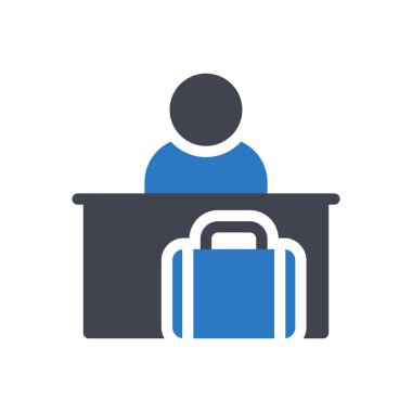 Saydam bir arkaplan üzerinde otel vektör illüstrasyonu. Konsept ve grafik tasarımı için mükemmel kalite semboller.. 