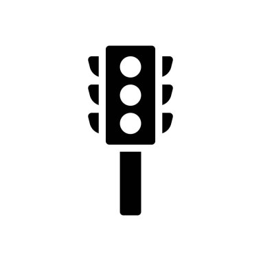 Şeffaf bir arkaplan üzerinde trafik vektör illüstrasyonu. Konsept ve grafik tasarımı için en iyi kalite semboller.. 