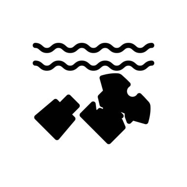 Şeffaf bir arkaplanda plastik vektör çizimi. Konsept ve grafik tasarım simgeleri için kaliteli semboller.. 