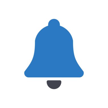 Şeffaf bir arkaplan üzerindeki Bell vektör illüstrasyonunu uyar. Konsept ve grafik tasarımı için en iyi kalite sembolleri.. 