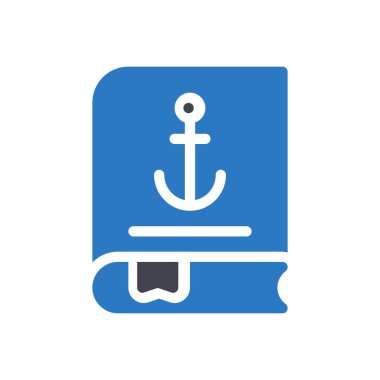 Şeffaf bir arkaplan üzerinde deniz kitabı vektör çizimi. Konsept ve grafik tasarımı için en iyi kalite sembolleri.. 
