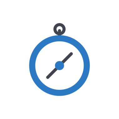 Şeffaf bir arkaplan üzerinde pusula vektör çizimi. Konsept ve grafik tasarımı için mükemmel kalite sembolleri.. 