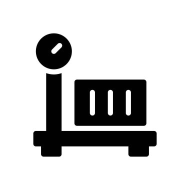 Şeffaf bir arkaplan üzerinde ağırlık vektör illüstrasyonu. Konsept ve grafik tasarım için mükemmel kalite sembolleri.. 