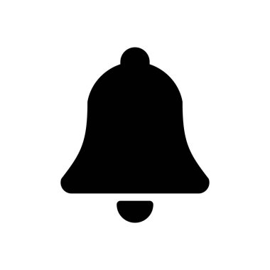 Şeffaf bir arkaplan üzerindeki Bell vektör illüstrasyonunu uyar. Konsept ve grafik tasarımı için en iyi kalite sembolleri.. 