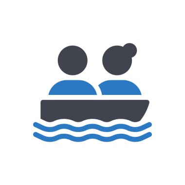 Saydam bir arkaplanda tekne vektör çizimi. Konsept ve grafik tasarım simgeleri için kaliteli semboller.. 