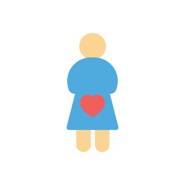 Saydam bir arkaplan üzerinde kız vektör çizimi. Konsept ve grafik tasarım için kaliteli semboller.. 