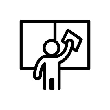 Şeffaf bir arkaplanda vektör çizimi temizleniyor. Premium kalite sembolleri. Konsept ve grafik tasarım için ince çizgi simgesi. 