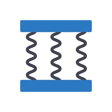 Şeffaf bir arkaplan üzerinde yatak vektör illüstrasyonu. Konsept ve grafik tasarımı için mükemmel kalite sembolleri.. 