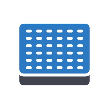 Şeffaf bir arkaplan üzerinde yatak vektör illüstrasyonu. Konsept ve grafik tasarımı için mükemmel kalite sembolleri..