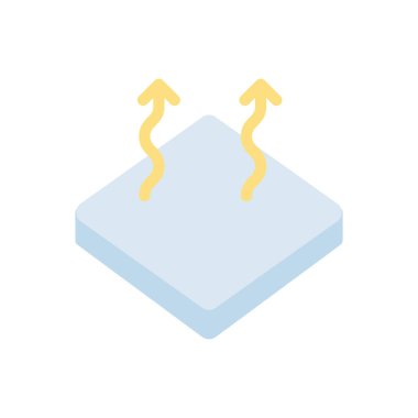 Şeffaf bir arkaplan üzerinde hava akışı vektör illüstrasyonu. Konsept ve grafik tasarımı için birinci sınıf kalite simgeleri.. 