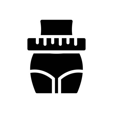 Şeffaf bir arkaplan üzerinde terzi vektör çizimi. Konsept ve grafik tasarımı için özel kalite semboller.. 