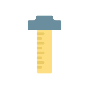 Şeffaf bir arkaplan üzerindeki T Ölçekli vektör çizimi. Konsept ve grafik tasarımı için premimium kalite simgeleri..