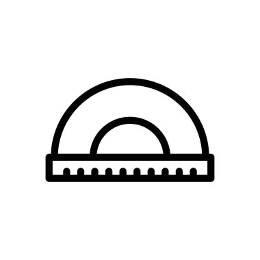 Şeffaf bir arkaplanda portraktör vektör çizimi. Premium kalite semboller. Konsept ve grafik tasarım için ince çizgi simgesi. 