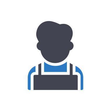 Şeffaf bir arkaplan üzerinde kasap vektör çizimi. Konsept ve grafik tasarımı için mükemmel kalite semboller..