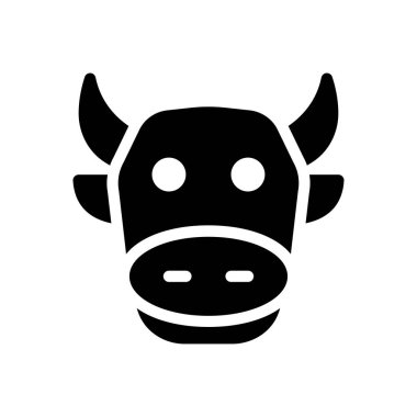 Şeffaf bir arkaplan üzerinde bufalo vektör çizimi. Konsept ve grafik tasarım simgeleri için kaliteli semboller..