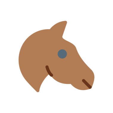 Şeffaf bir arkaplan üzerinde at vektör çizimi. Konsept ve grafik tasarımı için birinci sınıf kalite simgeler.. 