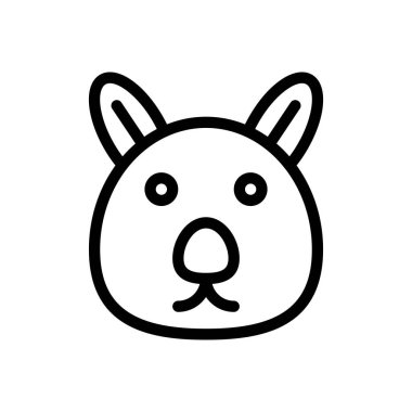 Şeffaf bir arkaplanda domuz vektör çizimi. Premium kalite sembolleri. Konsept ve grafik tasarım için ince çizgi simgesi. 