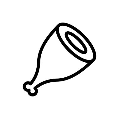 Şeffaf bir arkaplanda bacak vektör çizimi. Premium kalite sembolleri. Konsept ve grafik tasarım için ince çizgi simgesi. 