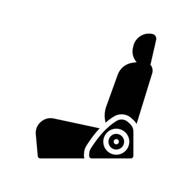 Şeffaf bir arkaplan üzerinde araba vektör çizimi. Konsept ve grafik tasarımı için mükemmel kalite semboller..