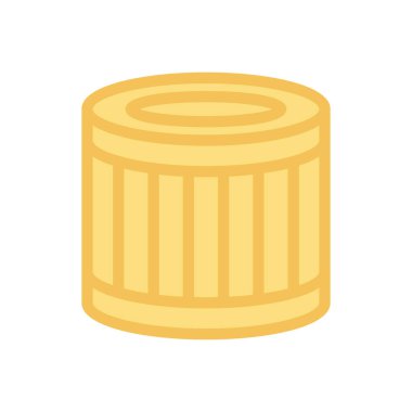 Saydam bir arkaplan üzerinde Ac vektör illüstrasyonu. Konsept ve grafik tasarımı için prim kalite simgeleri..