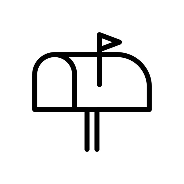Vektorová Ilustrace Poštovní Schránky Průhledném Pozadí Symboly Prvotřídní Kvality Ikona — Stockový vektor