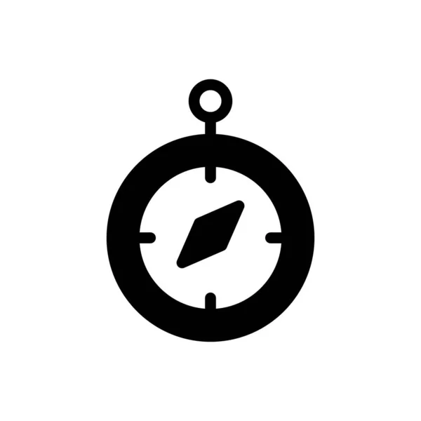 Kompass Vektor Illustration Auf Transparentem Hintergrund Symbole Premium Qualität Glyphen — Stockvektor