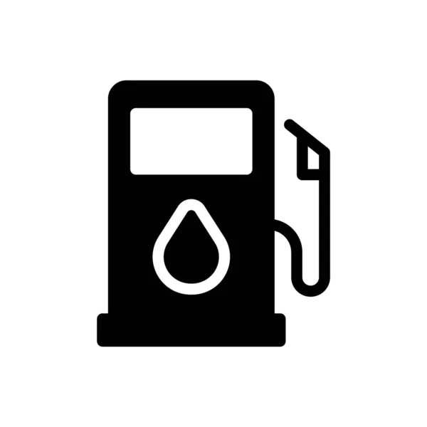 Petrol Vector Illustration Transparent Background Premium Quality Symbols Glyphs Icon — Vector de stock