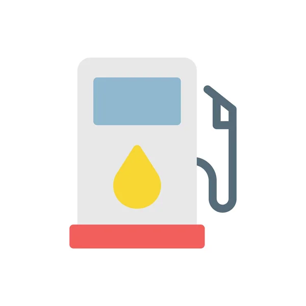 Petrol Vector Illustration Transparent Background 프리미엄 Symbols Stroke Icon Concept — 스톡 벡터