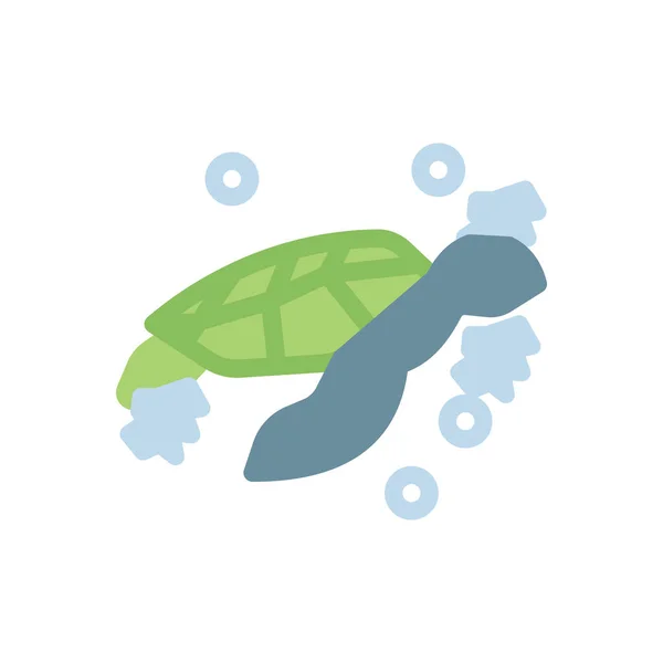 Векторная Иллюстрация Черепахи Прозрачном Фоне Премиум Символы Качества — стоковый вектор