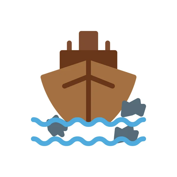 Cruise Vector Illustration Transparent Background Premium Quality Symbols Stroke Icon — Image vectorielle