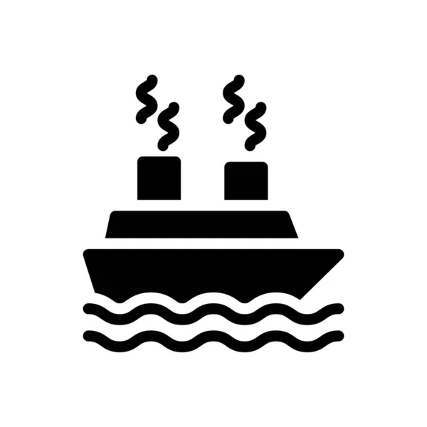 Illustrazione Vettoriale Della Barca Uno Sfondo Trasparente Simboli Qualità Premium — Vettoriale Stock