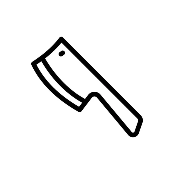 Butcher Vector Illustration Transparent Background Premium Quality Symbols Thin Line — Image vectorielle