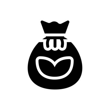 Şeffaf bir arkaplanda bitkisel vektör illüstrasyonu. Konsept ve grafik tasarımı için özel kalite semboller.. 