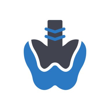 Saydam bir arkaplan üzerinde gırtlak vektör çizimi. Konsept ve grafik tasarımı için en iyi kalite sembolleri.. 